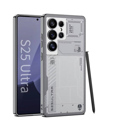 Futuristic Industrial Tech Armor Case - Samsung