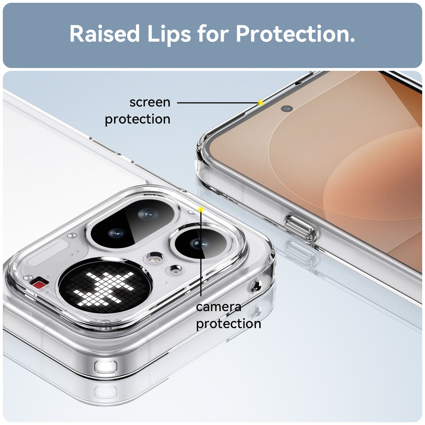 Nothing 4 Series Cyber Panel Display Armor Case