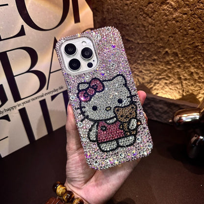 Luxe Rhinestone Hello Kitty & Bear Case