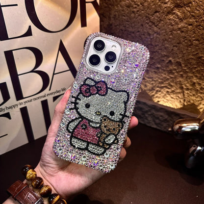 Luxe Rhinestone Hello Kitty & Bear Case