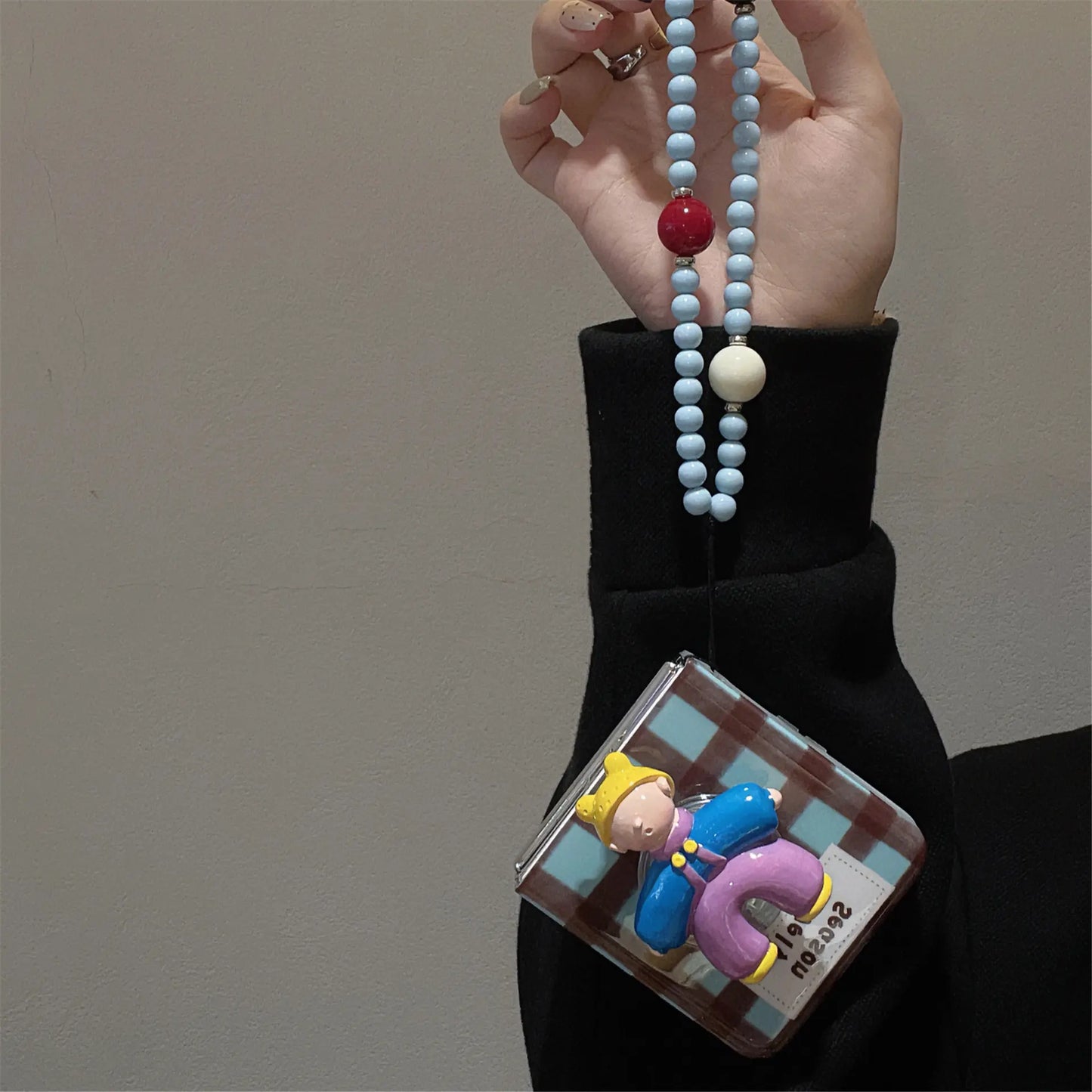 Playful Teddy Charm  Flip Case -Samsung