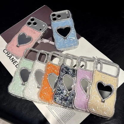 Aesthetic Pop Up Heart Mirror Case