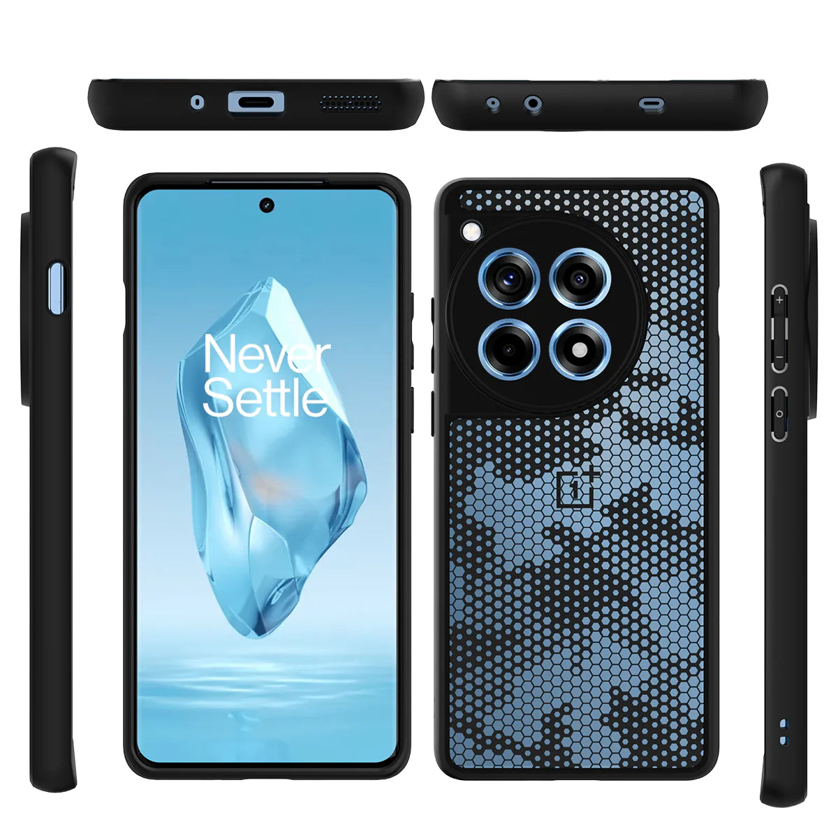 Palooza Pattern Transparent Back Case - OnePlus