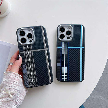 Classic Retro Carbon Fiber Case - iPhone