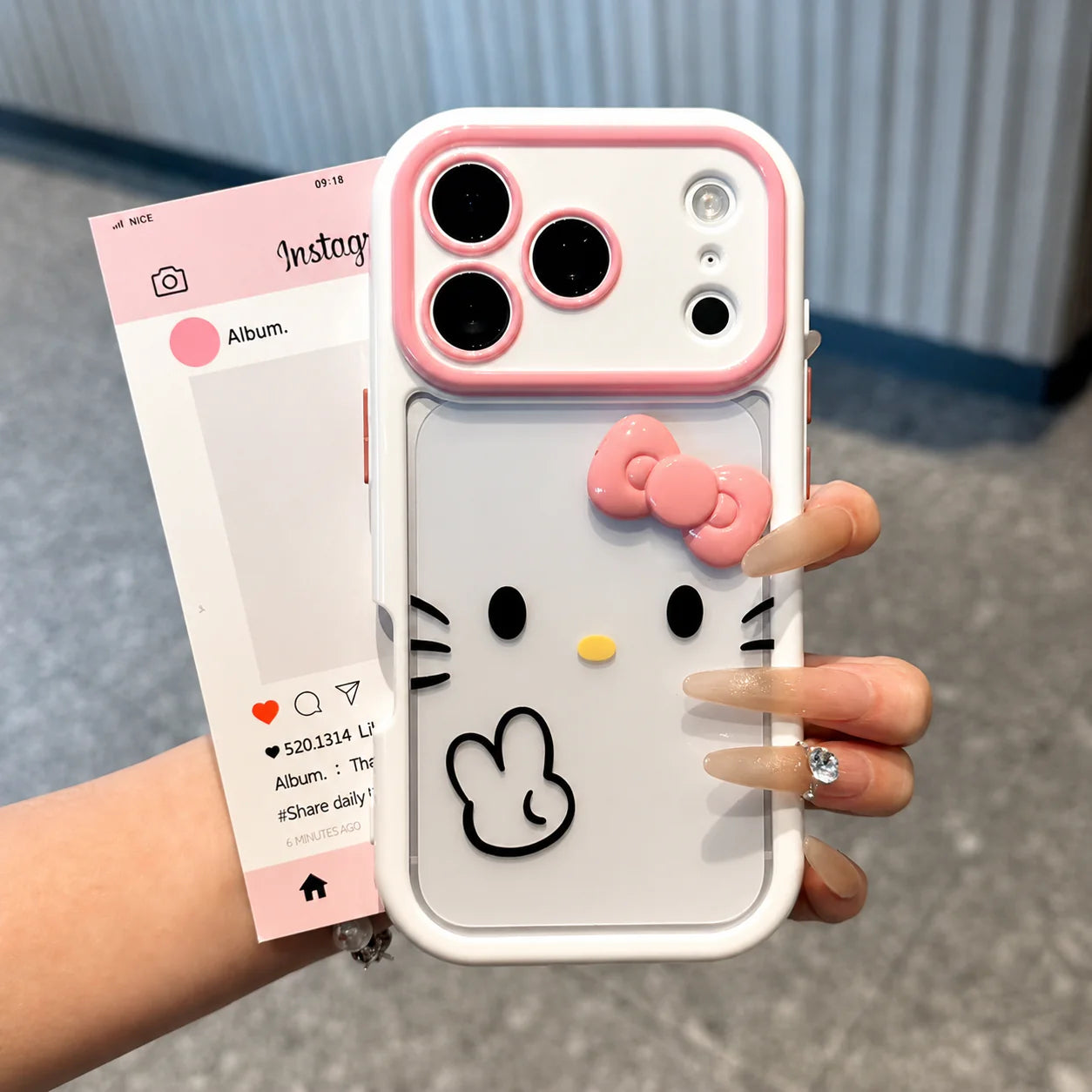Lovely Kitty Style Bunny Peace Case