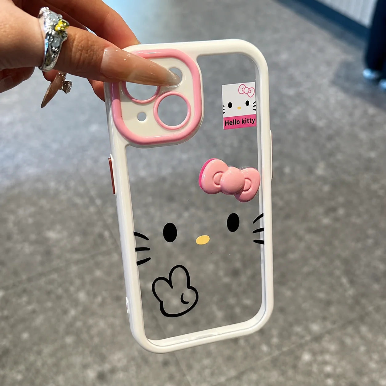 Lovely Kitty Style Bunny Peace Case