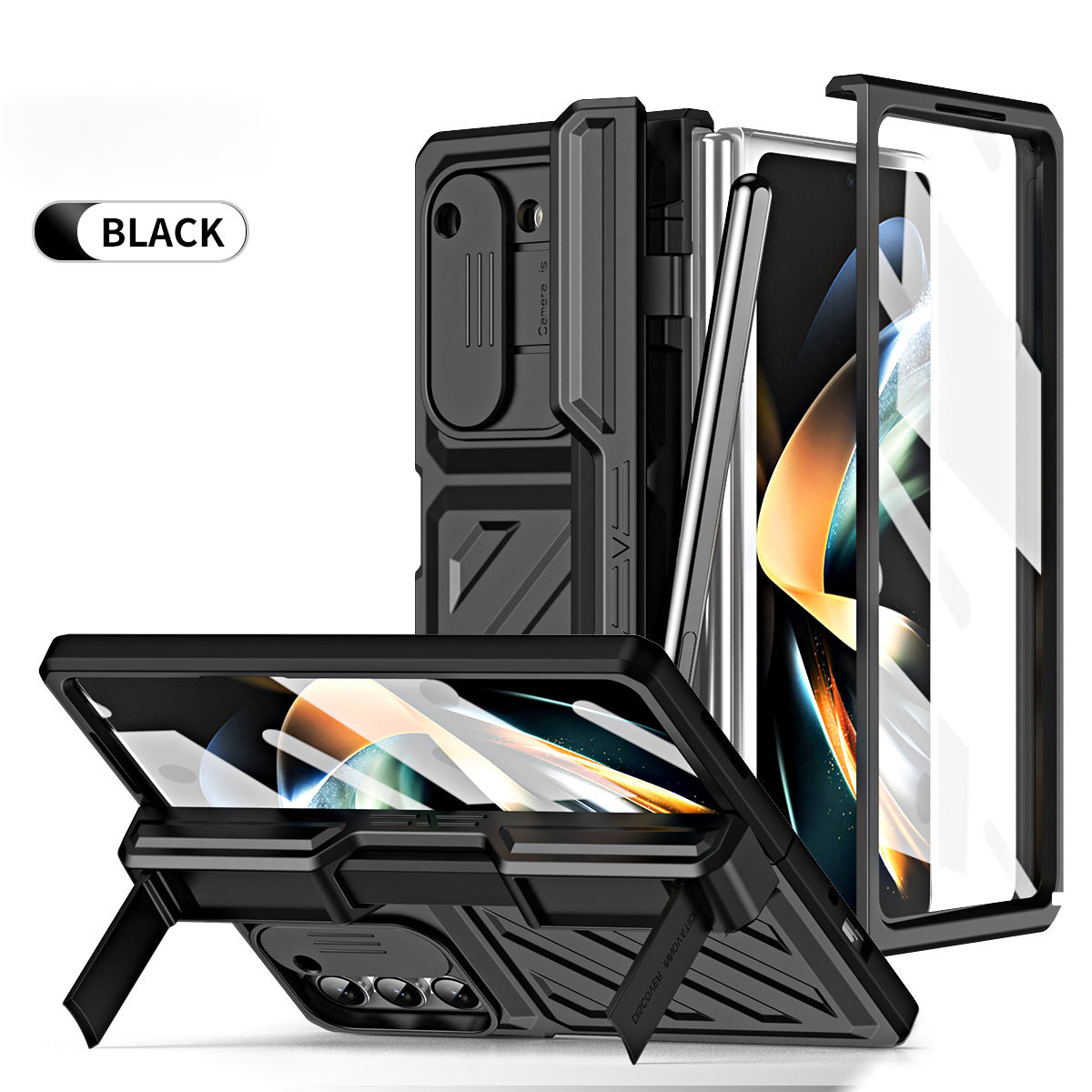Galaxy Z Fold6 Innovative Hybrid Dual Stand Case