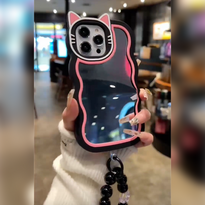 Cute Kitten Mirror Case