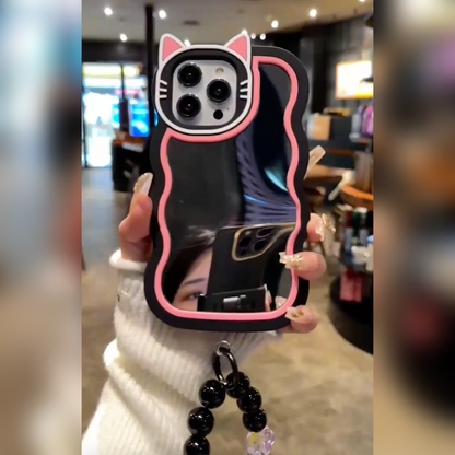 Cute Kitten Mirror Case