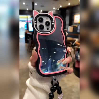 Cute Kitten Mirror Case