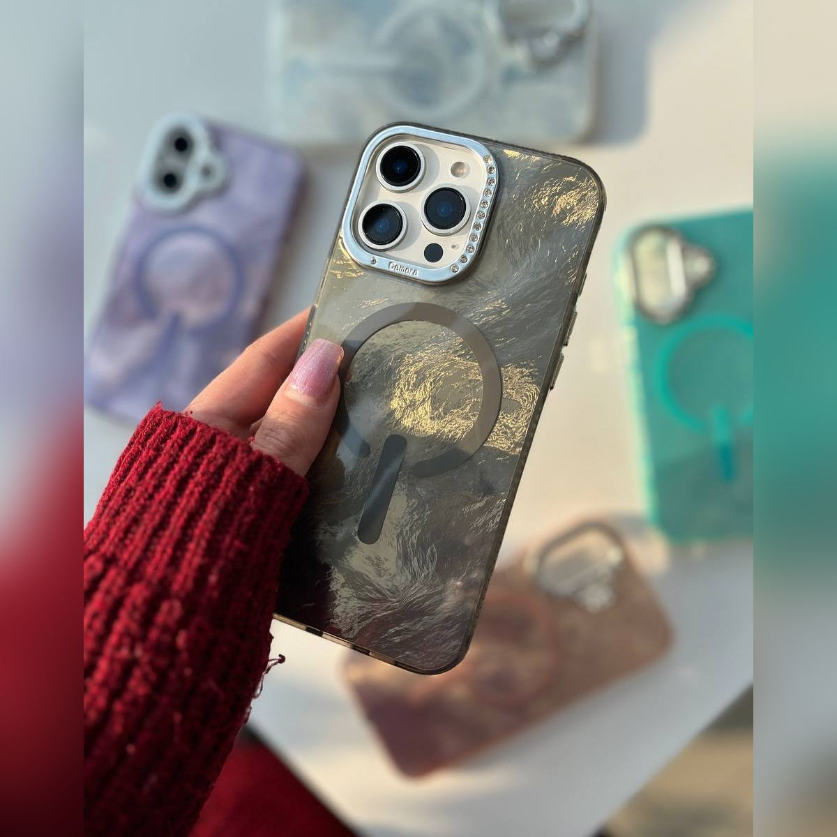 Luxe Marble Glow Phone Case