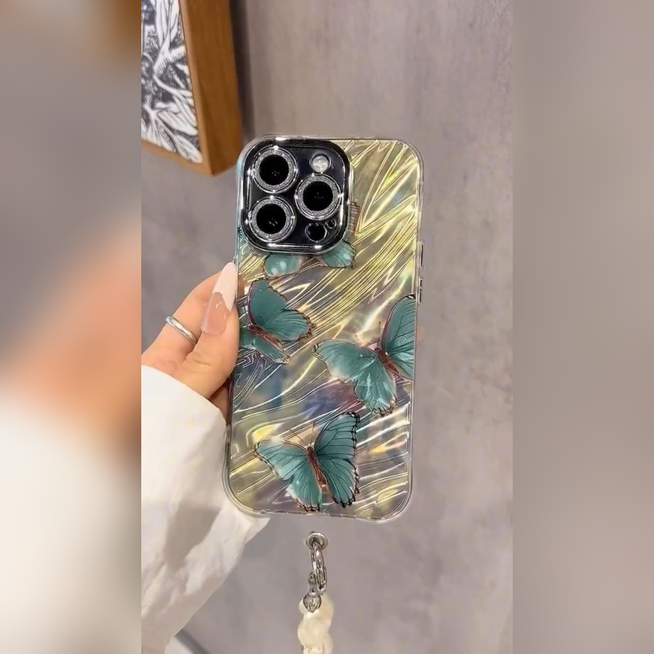 Enchanted Butterfly Holographic Case