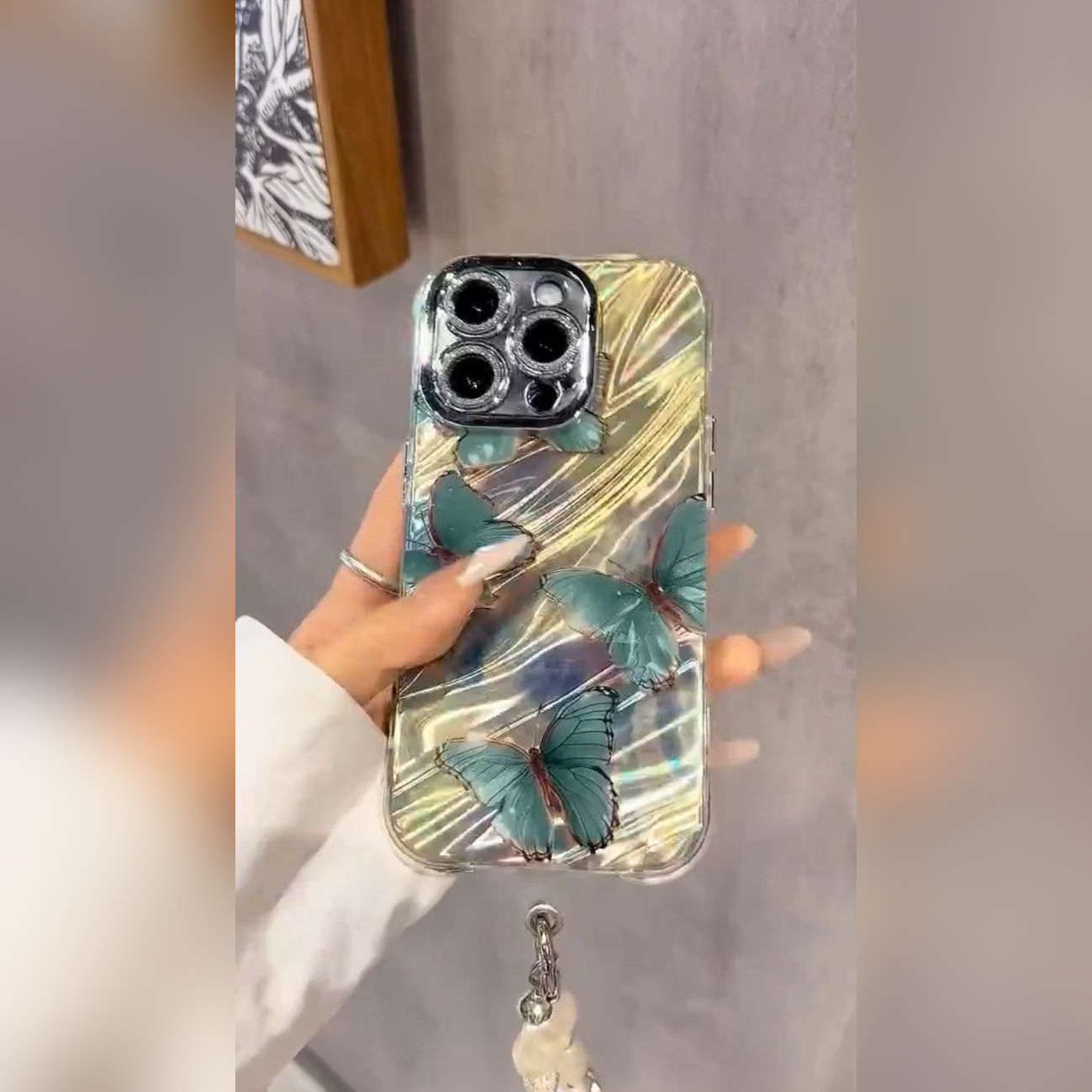 Enchanted Butterfly Holographic Case