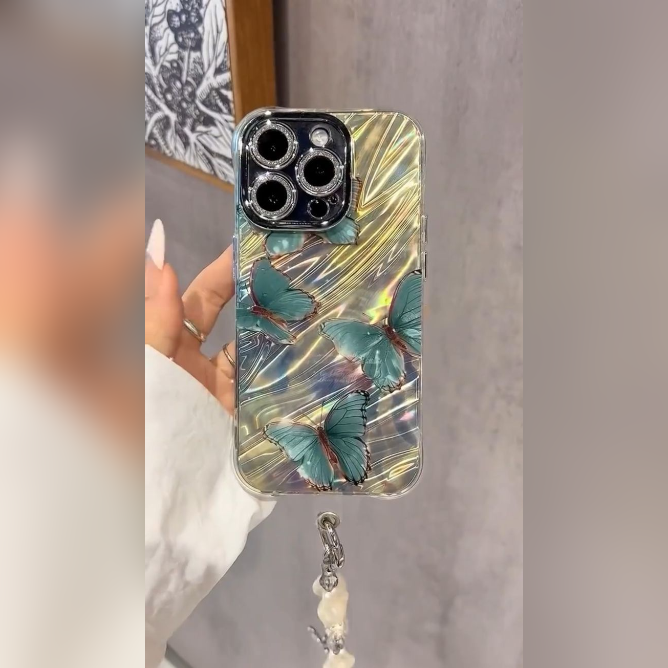 Enchanted Butterfly Holographic Case