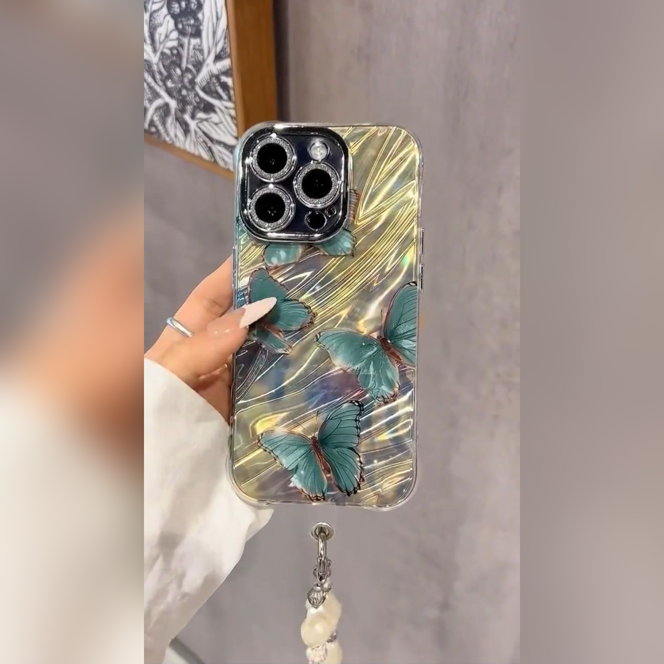 Enchanted Butterfly Holographic Case