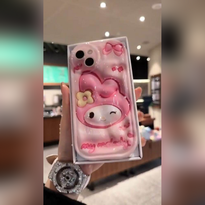 Adorable 3D Kawaii Bunny Phone Case