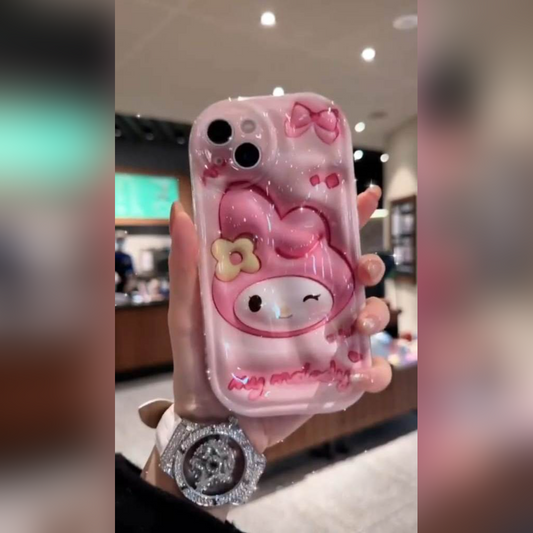 Adorable 3D Kawaii Bunny Phone Case