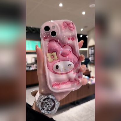 Adorable 3D Kawaii Bunny Phone Case
