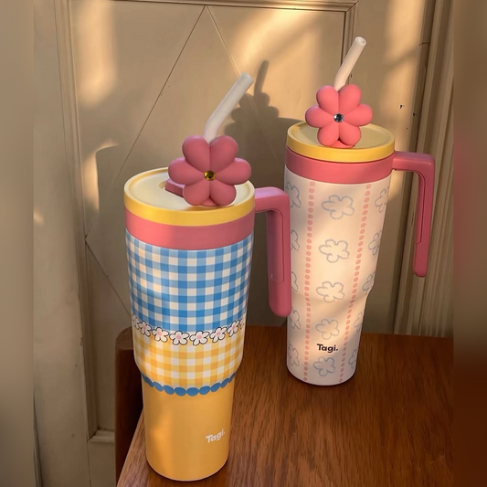 Petal Glow Stainless Steel Insulated Tumbler