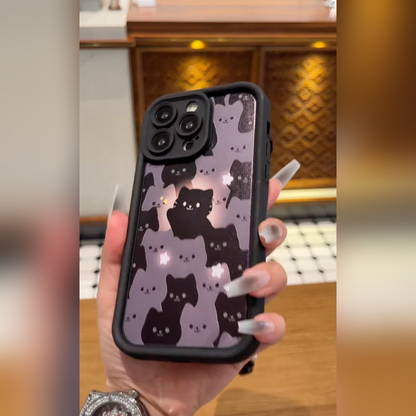 Cute Cartoon Cat Glow Case