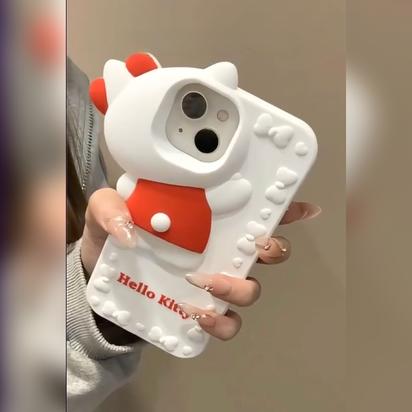Cute Hello Kitty 3D Case