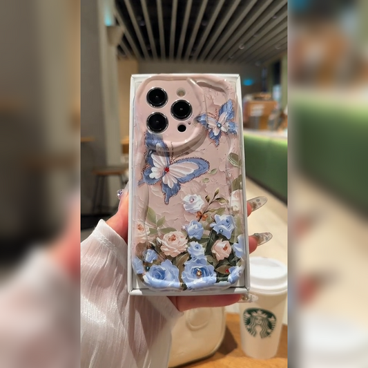 Cute Butterfly Flower Case