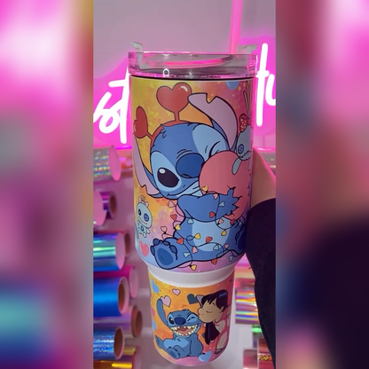 Cute Stitch Character Tumbler