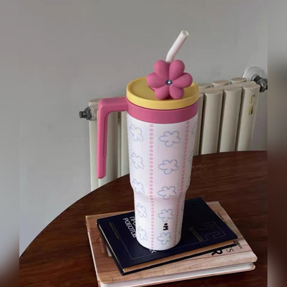 Petal Glow Stainless Steel Insulated Tumbler