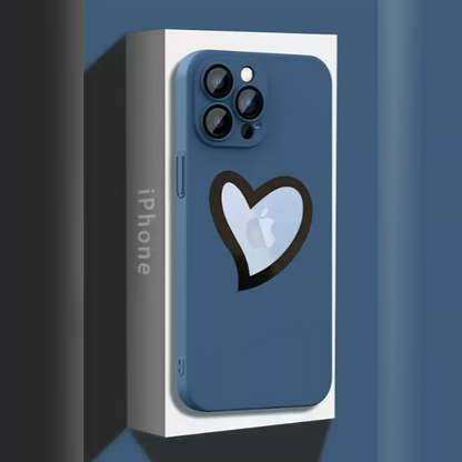 Heart Shape Logo Cut Case - iPhone