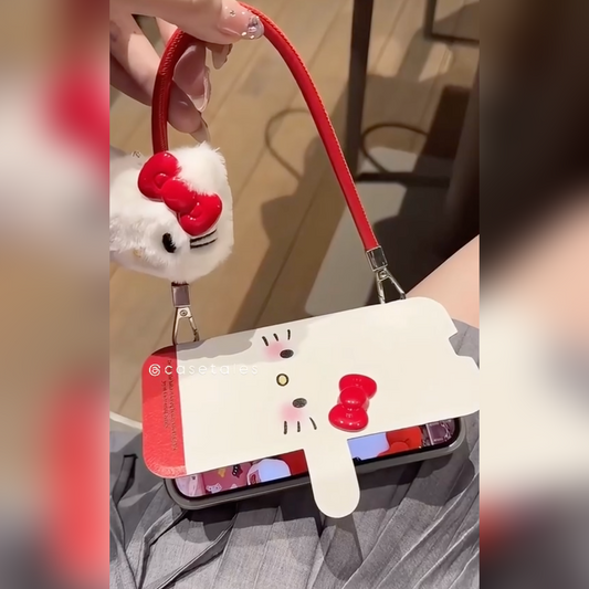 Chic Kitty Handbag Style Phone Case