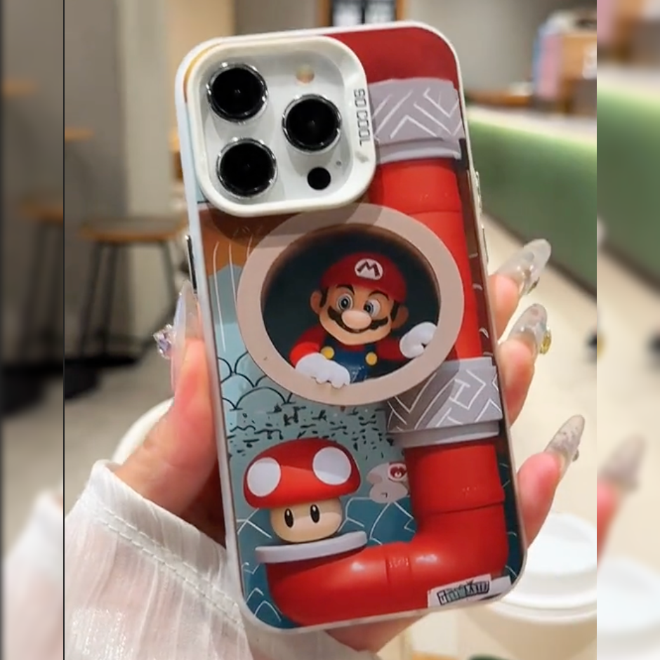 Super Mario Case with Charm