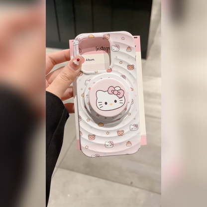 Cute Kitty Pop-Grip Case