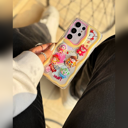 Cute 3D Toy-Themed Phone Case - Samsung