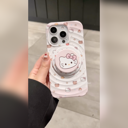 Cute Kitty Pop-Grip Case