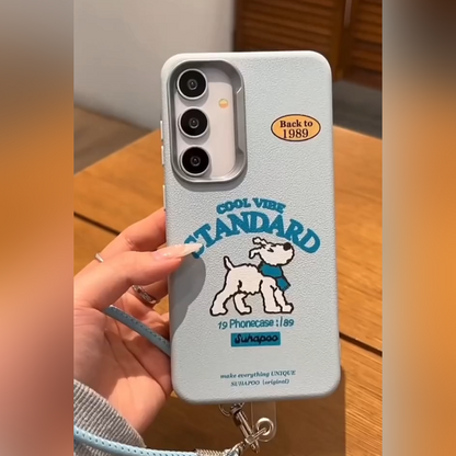 Charming Bear Cute Pup Case - Samsung