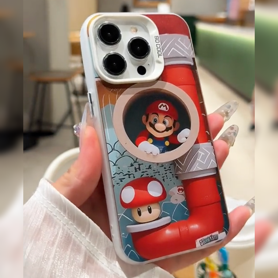 Super Mario Case with Charm