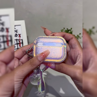 Luminous Glitter Starfish Charm Case - AirPods