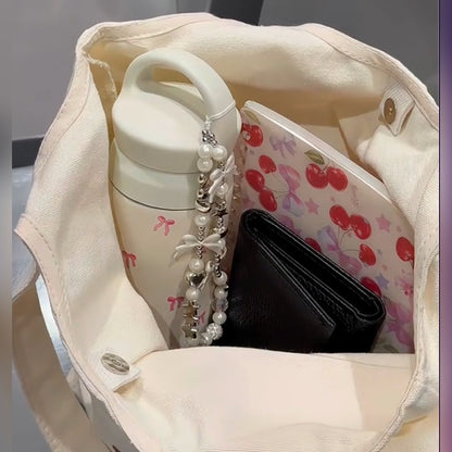 Elegance Bow Charm Stainless Steel Tumbler