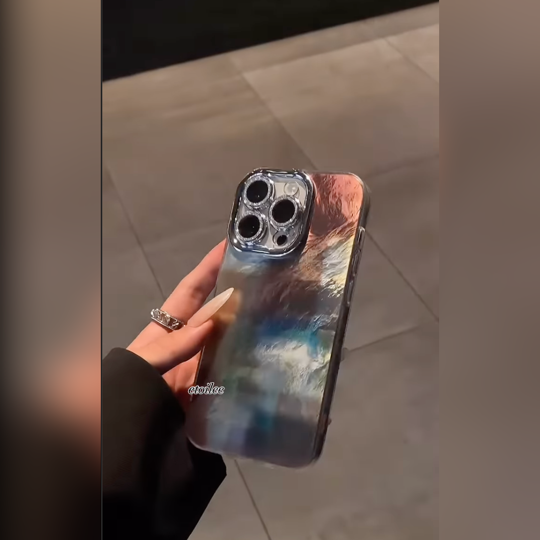 High-Gloss Metallic Mirror Case