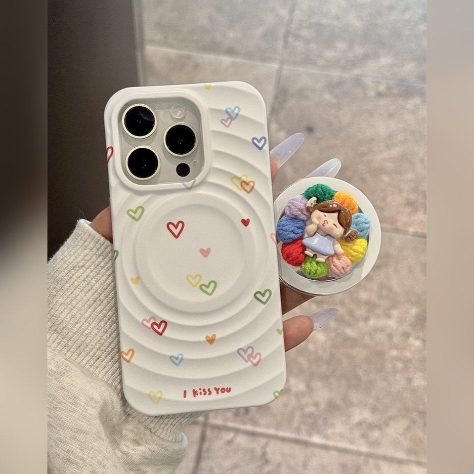 Colorful Pop-Up Doll Stand Case