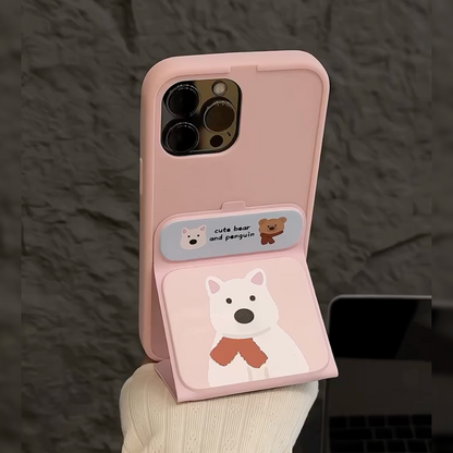 Cozy Bear Friends Pastel Phone Case