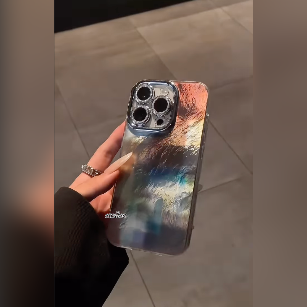 High-Gloss Metallic Mirror Case