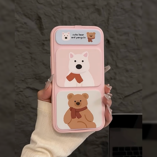 Cozy Bear Friends Pastel Phone Case
