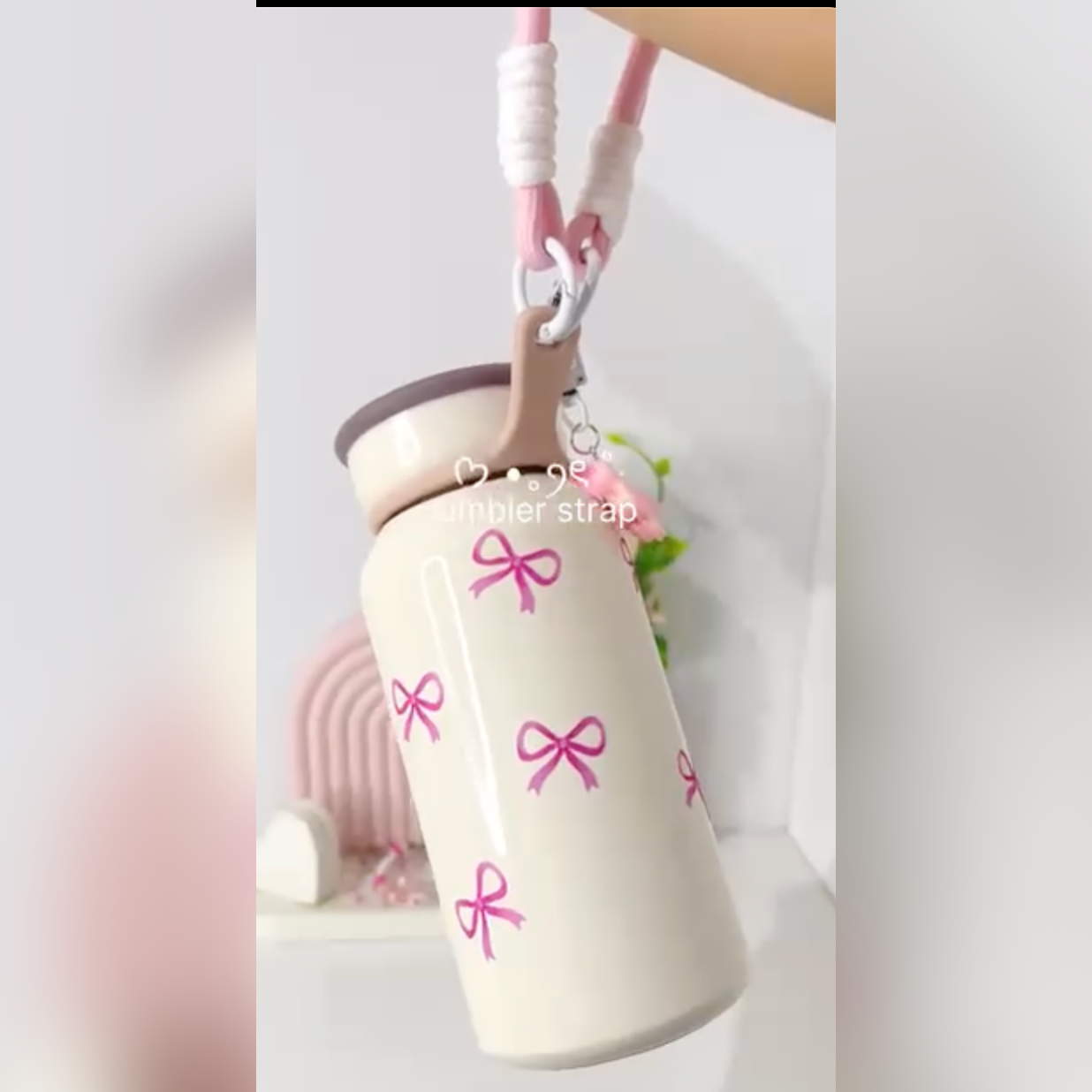 Graceful Bow Stainless Tumbler