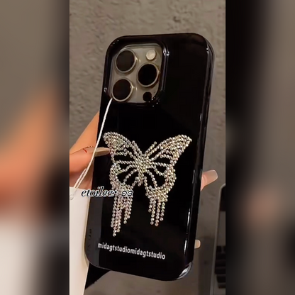 Glamorous Glitter Butterfly Case