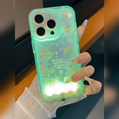 Glow Up Cute Cartoon Phone Case