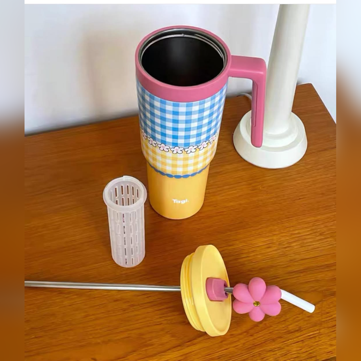 Petal Glow Stainless Steel Insulated Tumbler