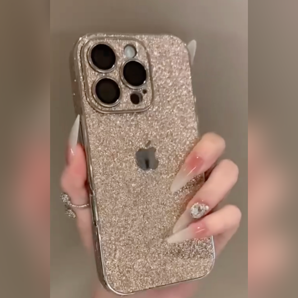 Luxurious Moonstone Glitter Case