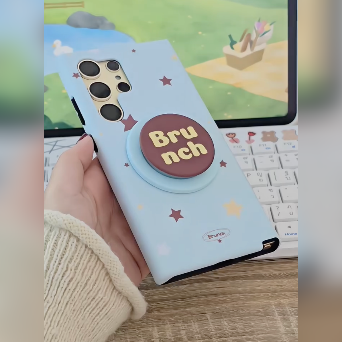 Sleek Star Case With Gripper - Samsung