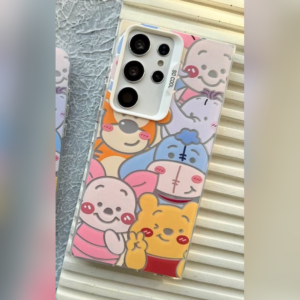 Pastel Winnie the Pooh Phone Case  - Samsung